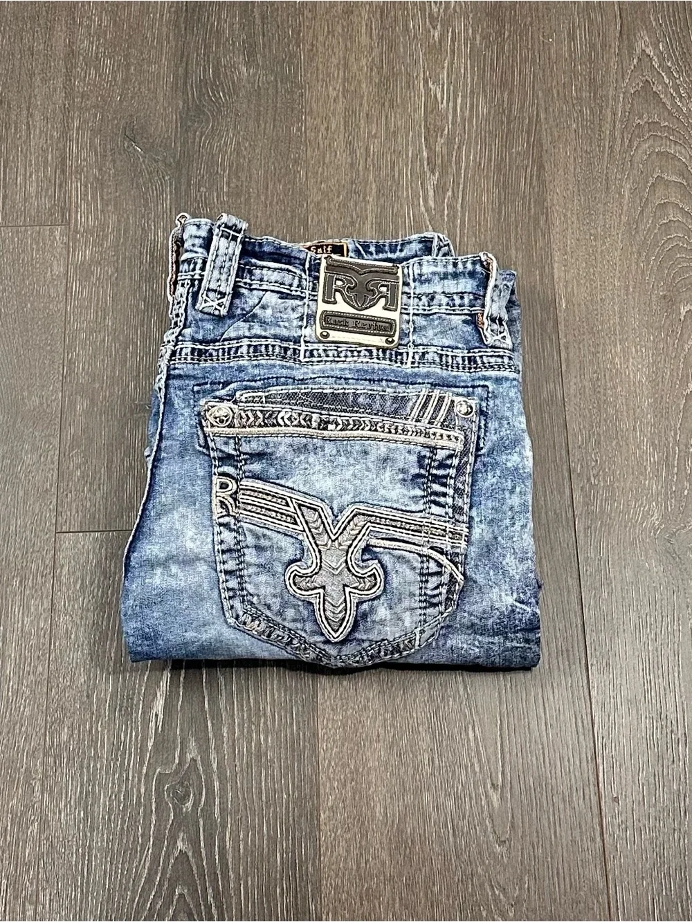 Rock Revival Saif Relaxed Straight 17 Sz 36